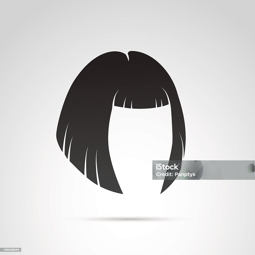 Hairstyle Icon Isolated On White Background Stock Illustration - Download  Image Now - Bobbed Hair, Cutting Hair, Hairstyle - iStock