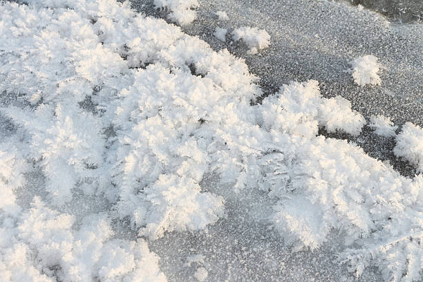 istock Formation of ice on the river , natural background 498499658
