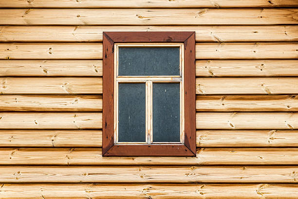 istock window of the rural house 498502086