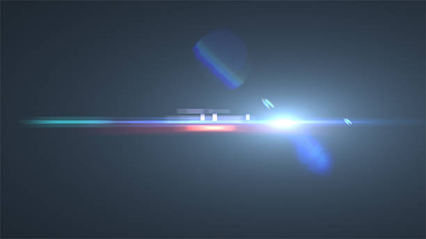 istock Light Lens Flare Overlay, Transition, Film Burn, Light leak 498504308