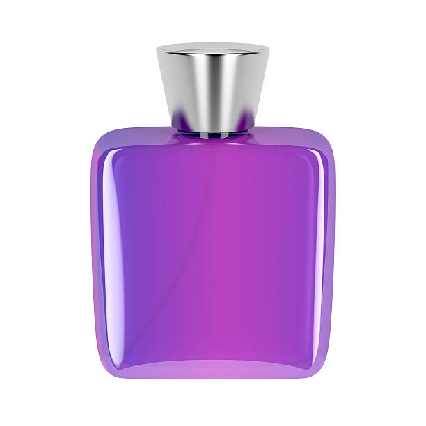 Purple perfume bottle Purple perfume bottle isolated on white perfume sprayer photos stock pictures, royalty-free photos & images
