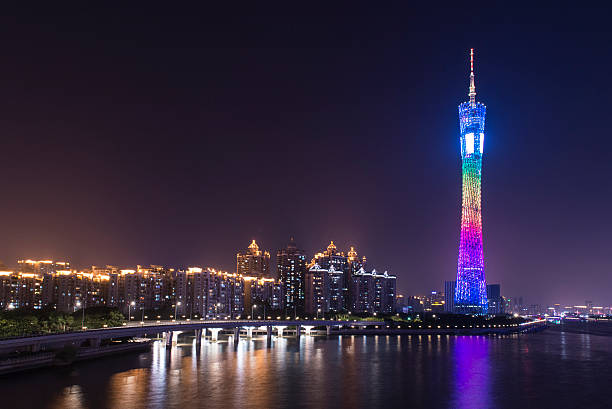 istock Pearl River New City Night 498504536