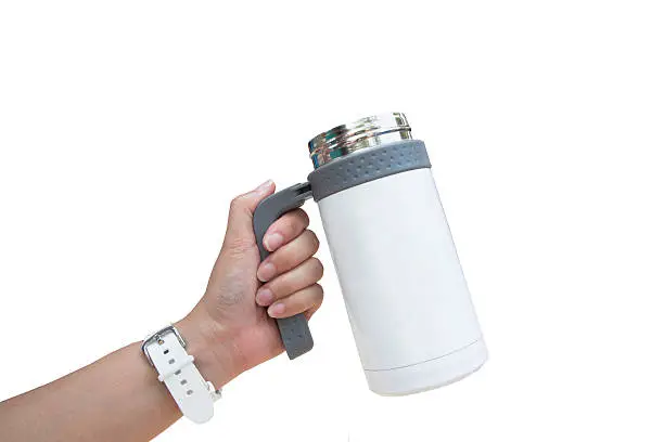 white mug,cup,hand