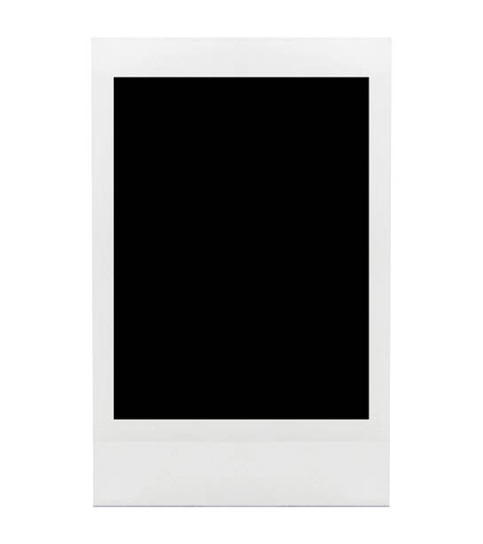 blank photo Retro blank photo frame background. instant photograph stock pictures, royalty-free photos & images