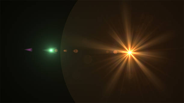 istock Light Lens Flare Overlay, Transition, Film Burn, Light leak 498505146