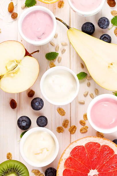 istock Yogurt with fresh fruits 498508311