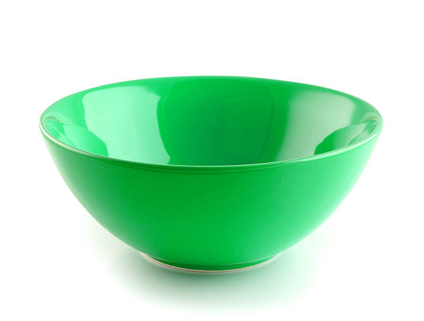 istock green bowl on the white background 498512545