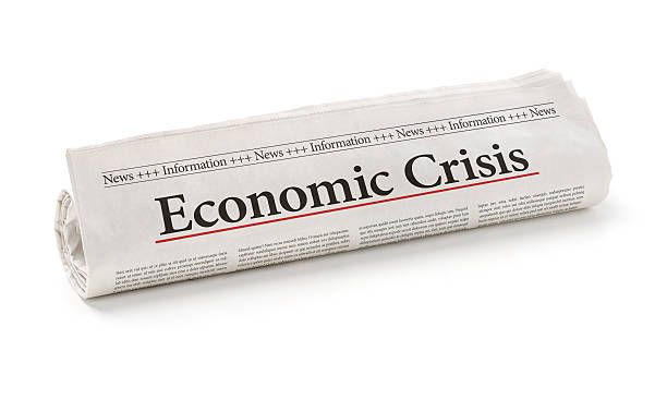 istock Rolled newspaper with the headline Economic Crisis 498522478