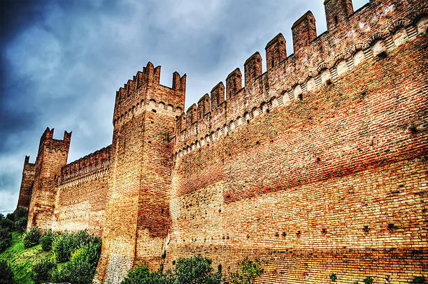 istock Gradara city walls under an overcast sky 498523160
