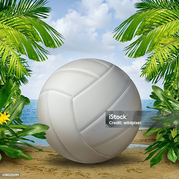 Beach Volleyball Stock Photo - Download Image Now - Activity, Beach, Beach Volleyball