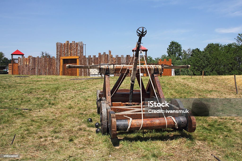 Katapult - Lizenzfrei Startkatapult Stock-Foto