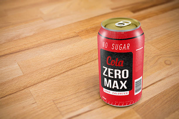 Can of Cola Zero Max stock photo