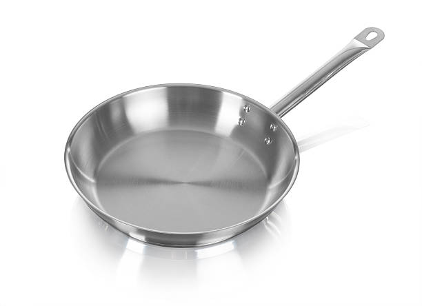 istock Large metal frying pan, image is taken 498527329