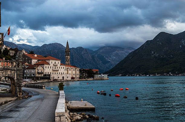 istock Perast city in Kotor bay 498528644