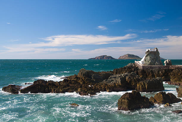Malecon waterfront in Mazatlan, Mexico