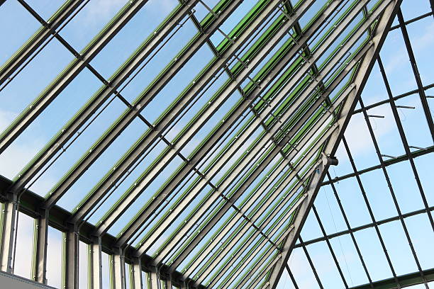 istock Construction of a glass roof 498531275