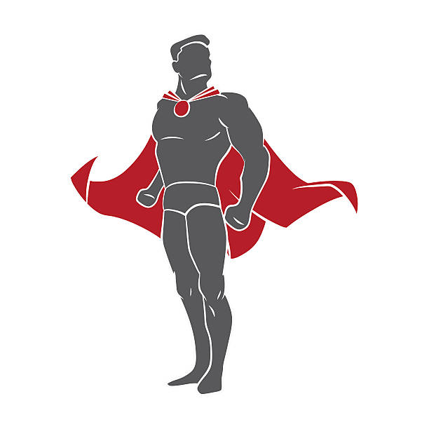 superbohater comics stylu - the human body cartoon figurine characters stock illustrations