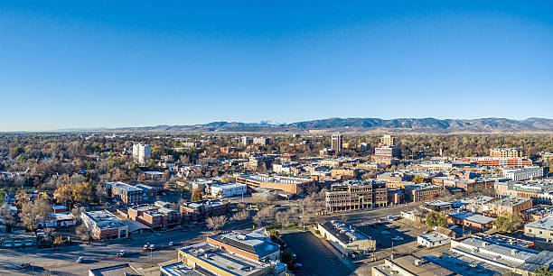 istock Fort Collins cityscape panorama 498535170