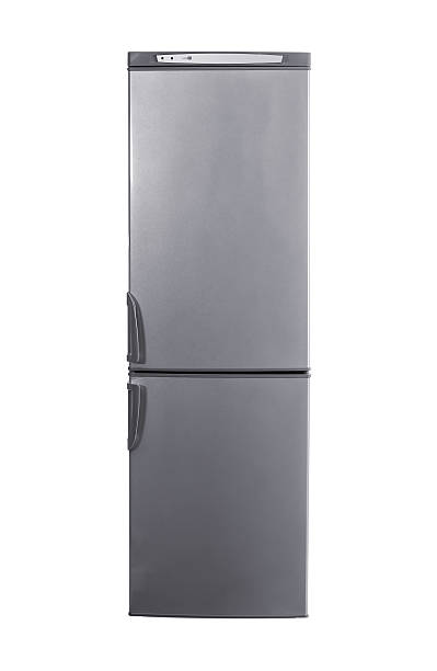 istock studio shot big stainless steel refrigerator isolated on white 498545934