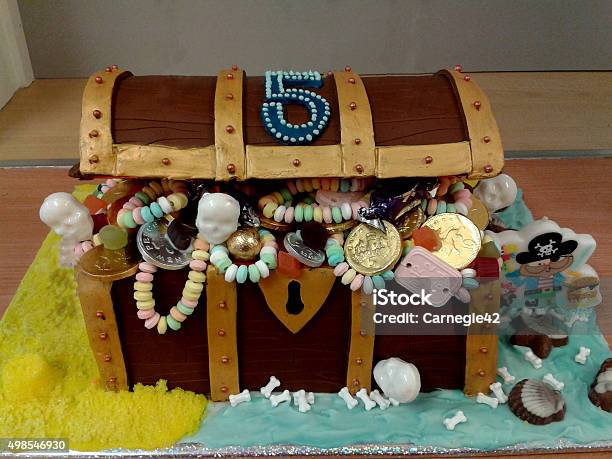 Homemade Birthday Cake Stock Photo - Download Image Now - Birthday, Pirate - Criminal, 2015