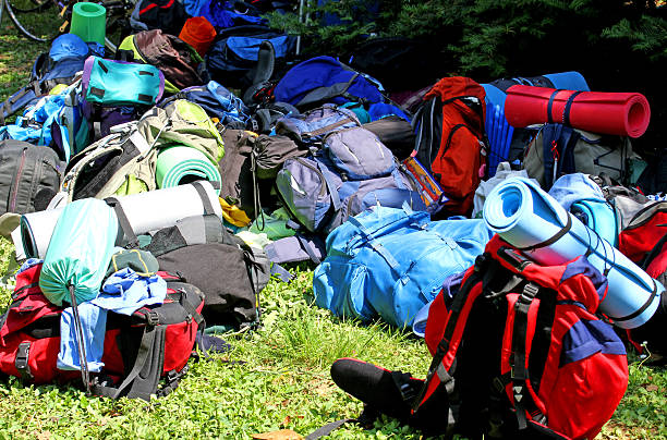 istock colorful pile of backpack of Scouts 498549097