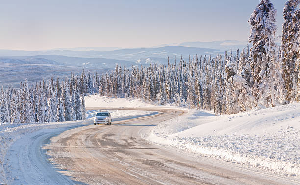 istock Driving in the Remote Winter Wilderness 498549693