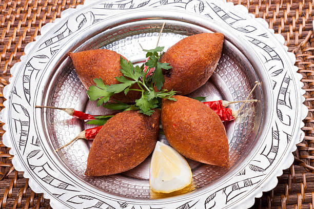 istock Turkish dish stuffed meatball with bulgur 498549709