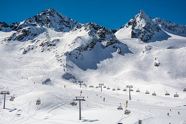 istock Ski resort of Neustift Stubai glacier Austria 498550385