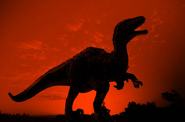 istock Silhouette of dinosaur 498550558