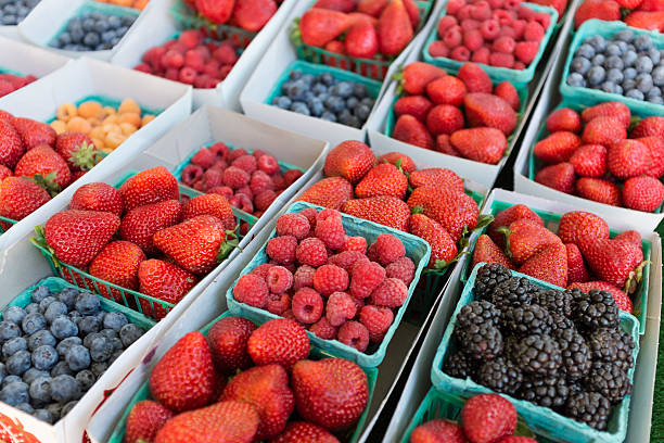 istock Assortment of summer berries 498550743