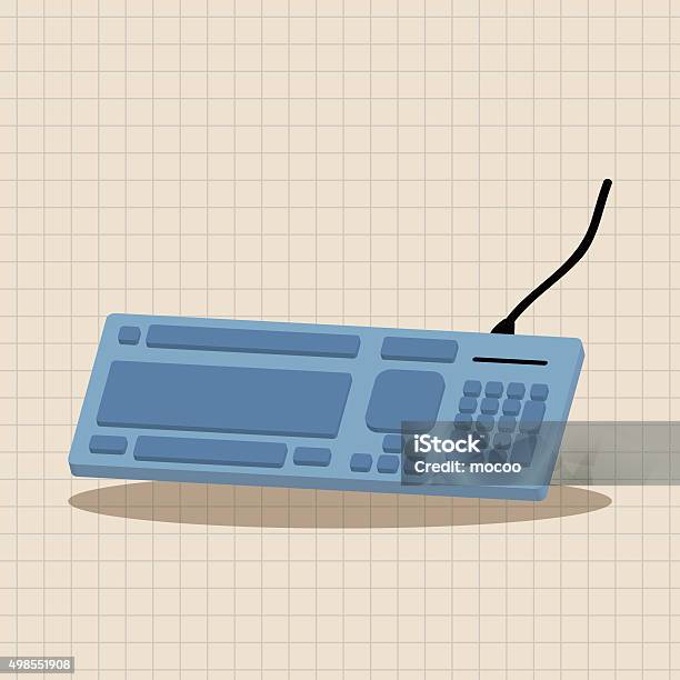 Computer Keyboard Element Computer Theme Keyboard Elements Vector Stock Illustration - Download ...