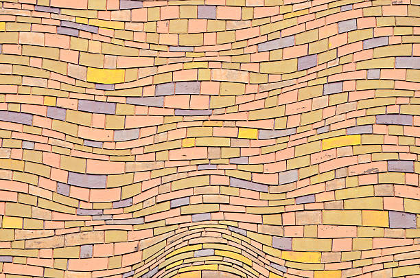 Old brick roof tiles