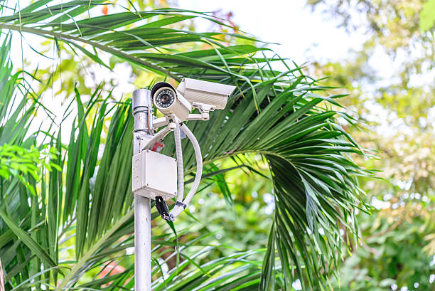 istock Security camera for monitoring travel place. 498554630