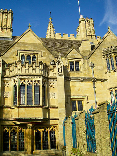 Turrets Towers and Gothic Windows Oxford University England