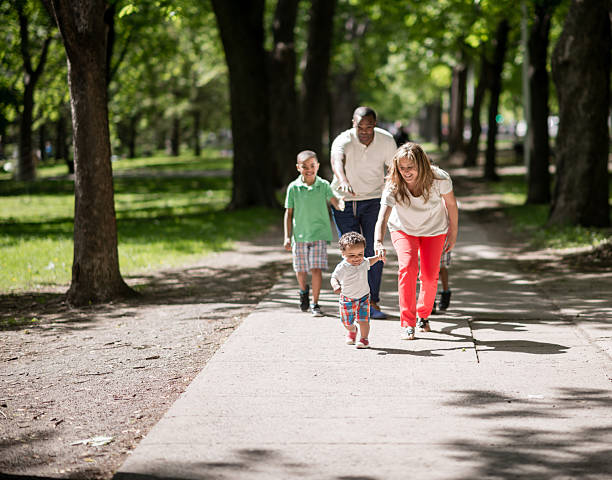 istock Beautiful family outdoors 498554833