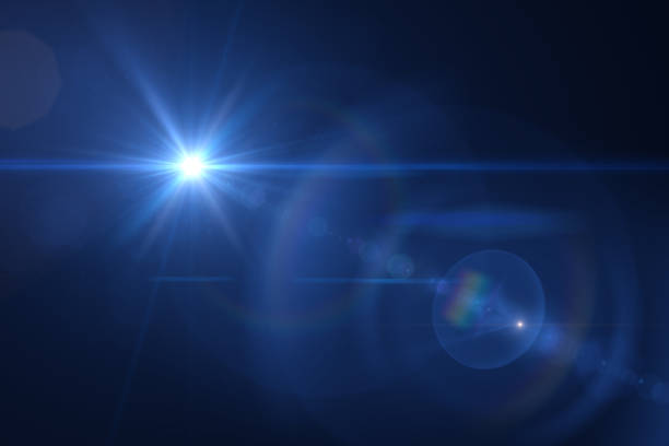 istock blue digital lens flare warm 498554947