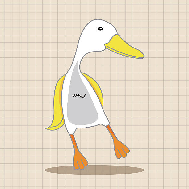 Ilustración de Pato Elementos De Estilo De Dibujos Animados Animal y más  Vectores Libres de Derechos de 2015 - iStock