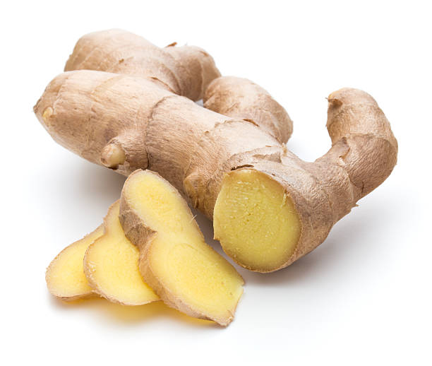istock Fresh ginger root or rhizome isolated on white background cutout 498556240