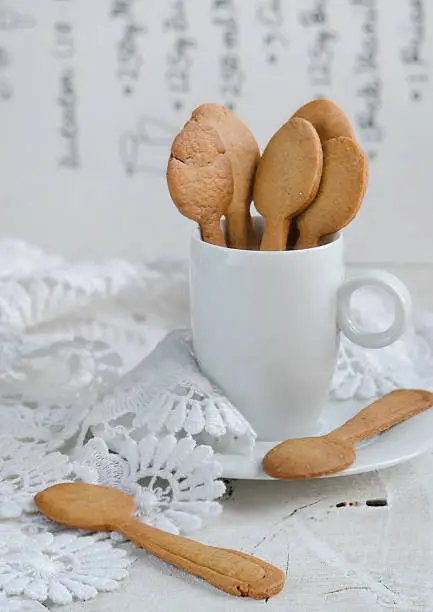 Photo of Shortbread and a cup of coffee