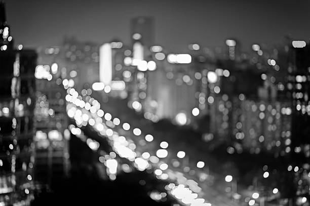istock Defocused Lights of the city Background 498557268