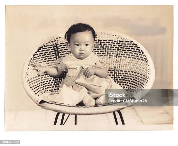 Chinesische Babymädchen Stockfoto und mehr Bilder von Familie - Familie, Retrostil, Fotografie