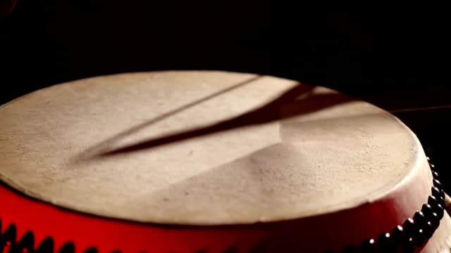 Japanese Taiko Drums Performance - Close Up