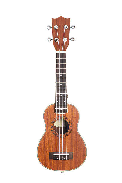 Studio shot of ukulele guitar Ukulele Hawaiian guitar, studio shot isolated on white background ukulele stock pictures, royalty-free photos & images