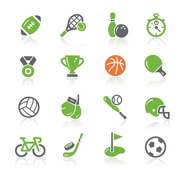 Vector illustration of Sport Icons | Spring Series