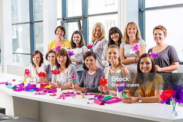 Workshop For Women Stock Photo - Download Image Now - Adult, Adults Only, Art