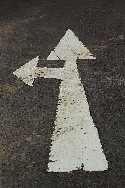 istock Symbolize the arrows on the street. 498572009