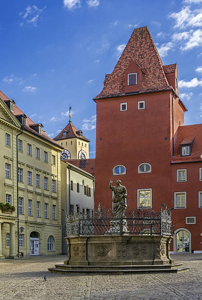 istock Haidplatz Square in Regensburg, Germany 498575254