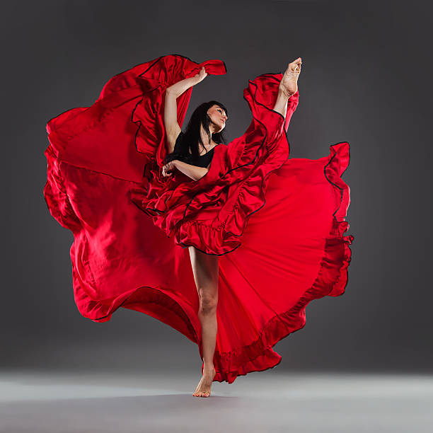 flor de dança - modern dancing imagens e fotografias de stock