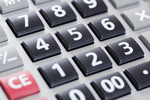 istock Close-up shot of a calculator's keyboard 498579201