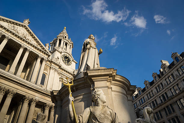 istock St. Paul 's cathedral top view, London England, UK 498579245